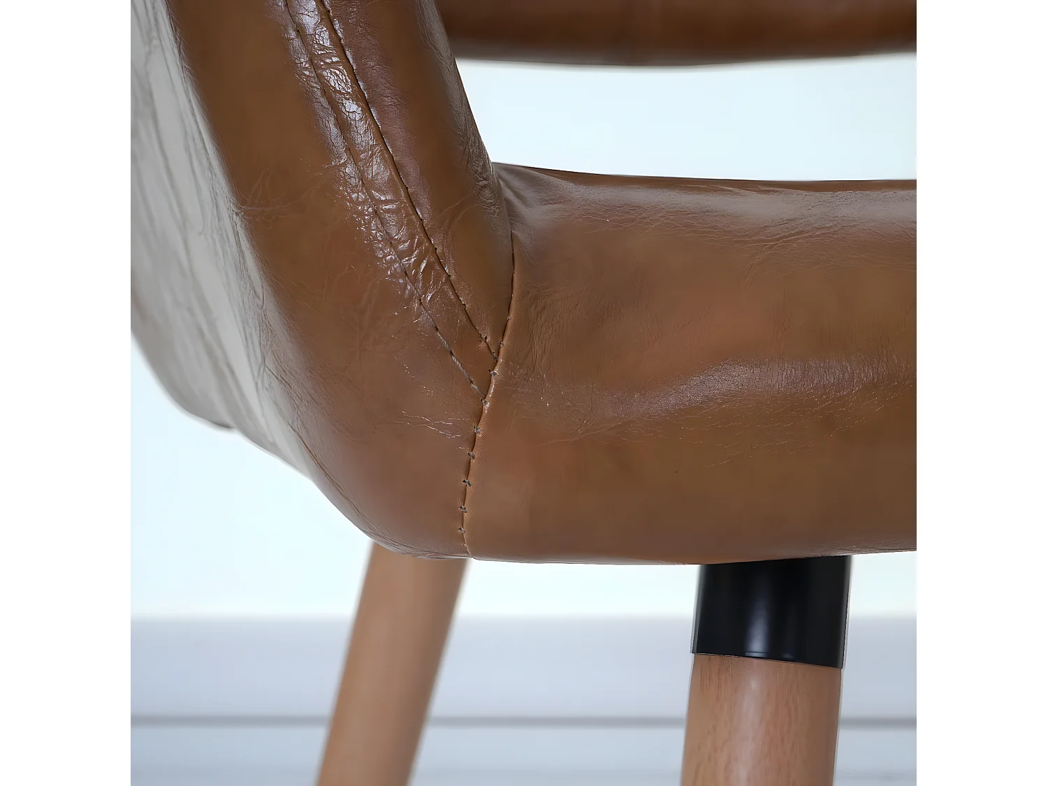 Chaise de salle à manger MCW-A50 II,  similicuir, aspect daim