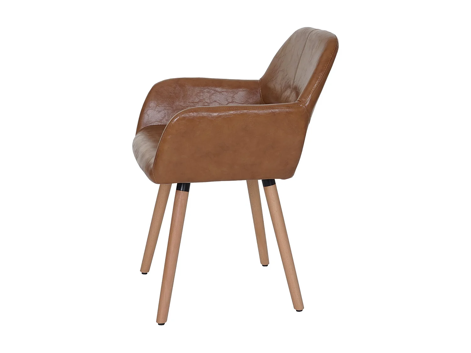 Chaise de salle à manger MCW-A50 II,  similicuir, aspect daim