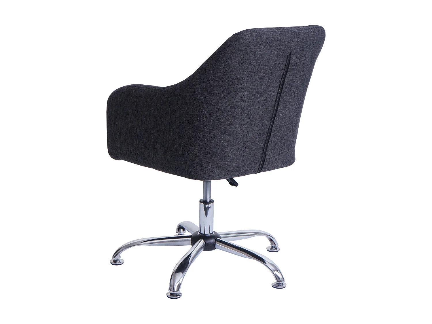 Esszimmerstuhl MCW-L92, Stoff/Textil dunkelgrau