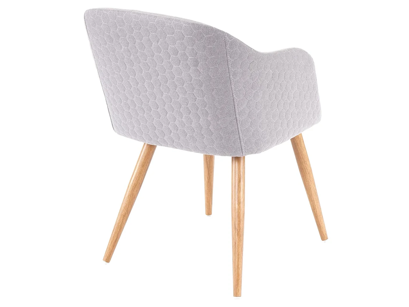 Cadeira de jantar MCW-D71 (conjunto de 6),  cinzento claro