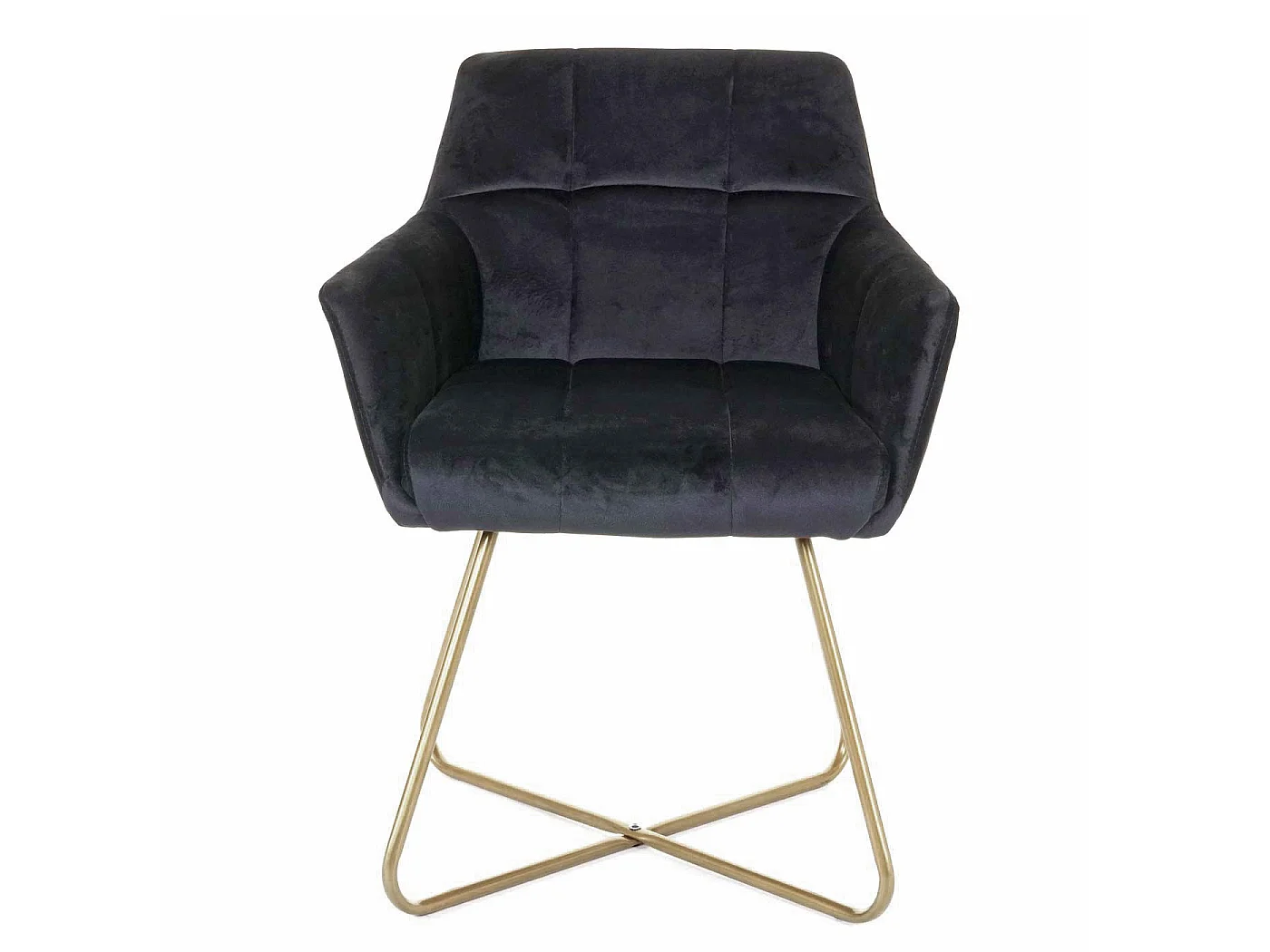 Chaise de salle à manger MCW-F37 (lot de 6),  noir