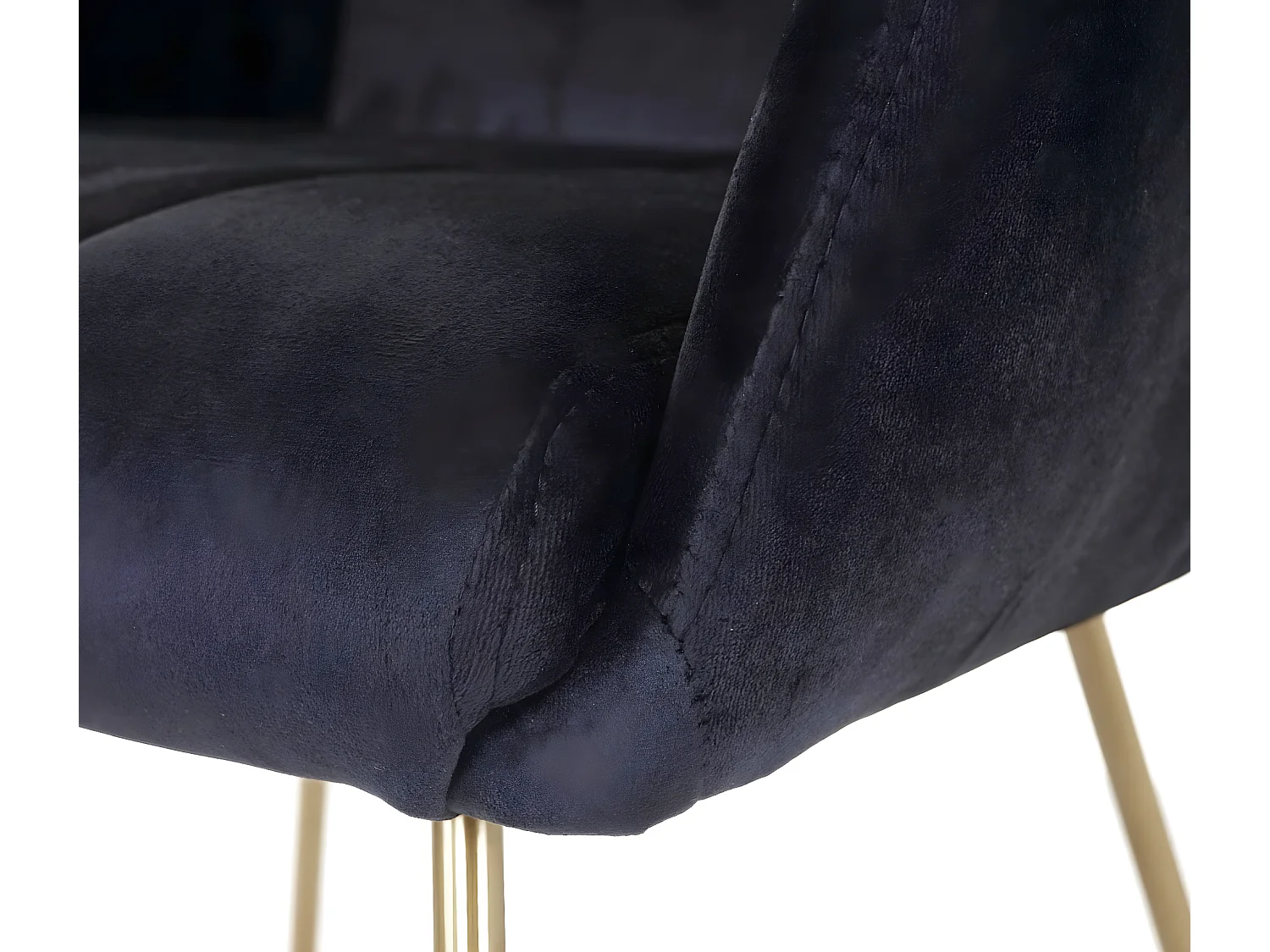 Chaise de salle à manger MCW-F37 (lot de 6),  noir