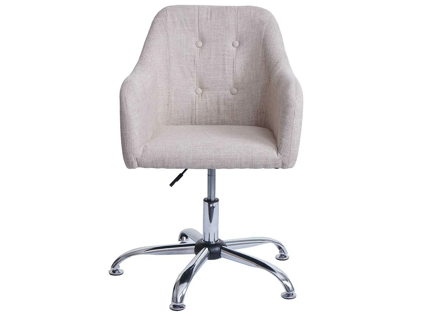 Chaise de salle à manger MCW-L92,  textile crème