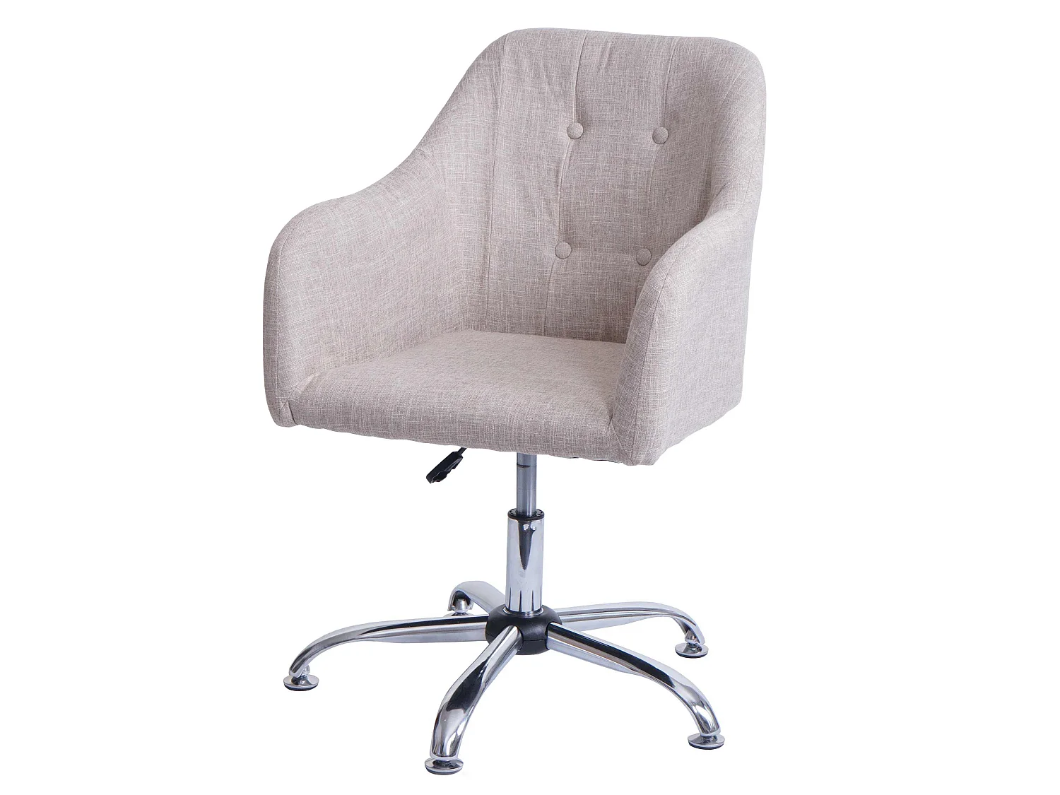 Esszimmerstuhl MCW-L92, Textil creme