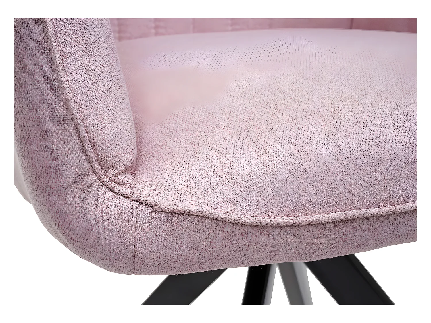 Chaise de salle à manger MCW-H73 (lot de 6),  rose