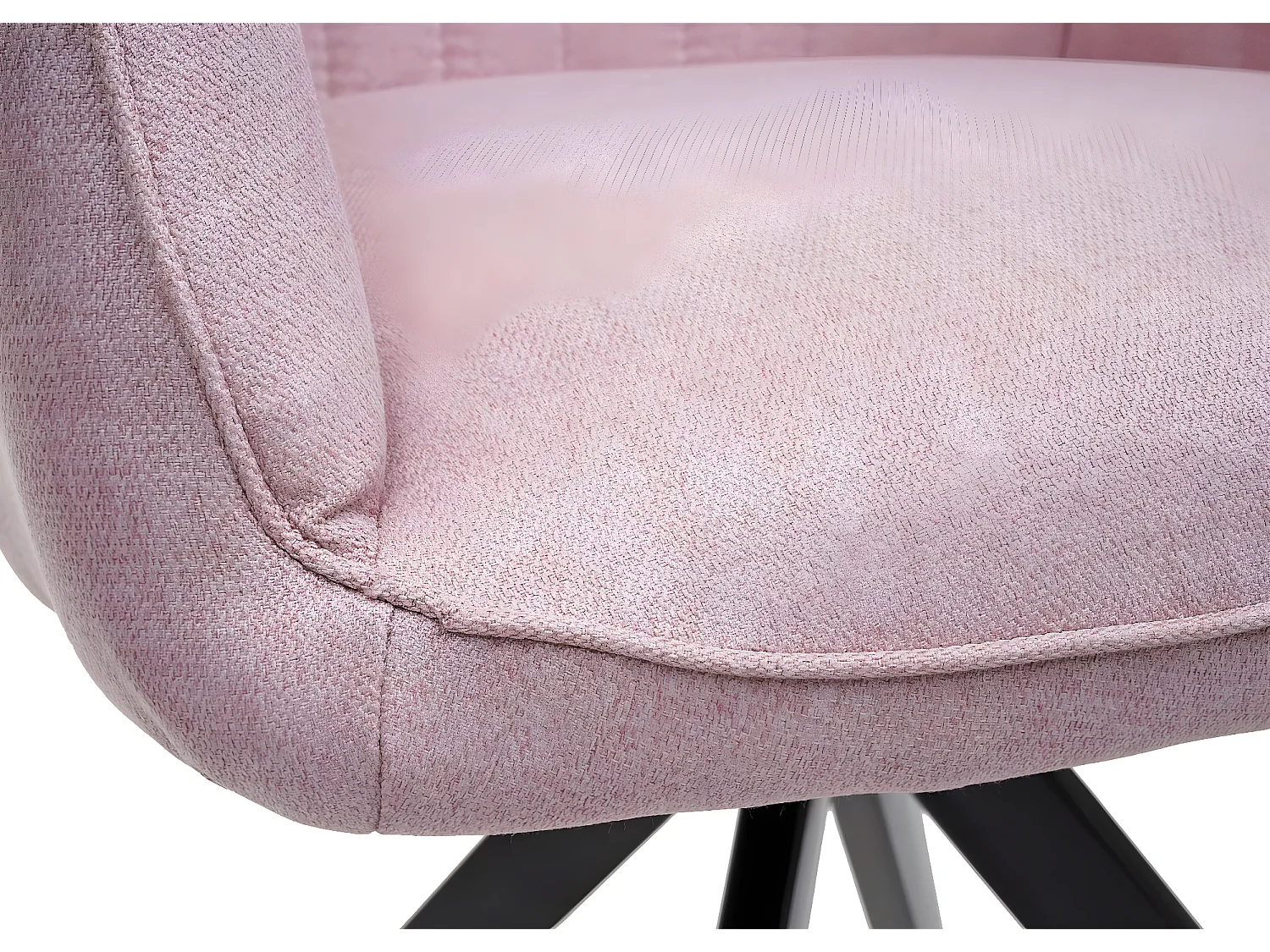 Chaise de salle à manger MCW-H73 (lot de 6),  rose