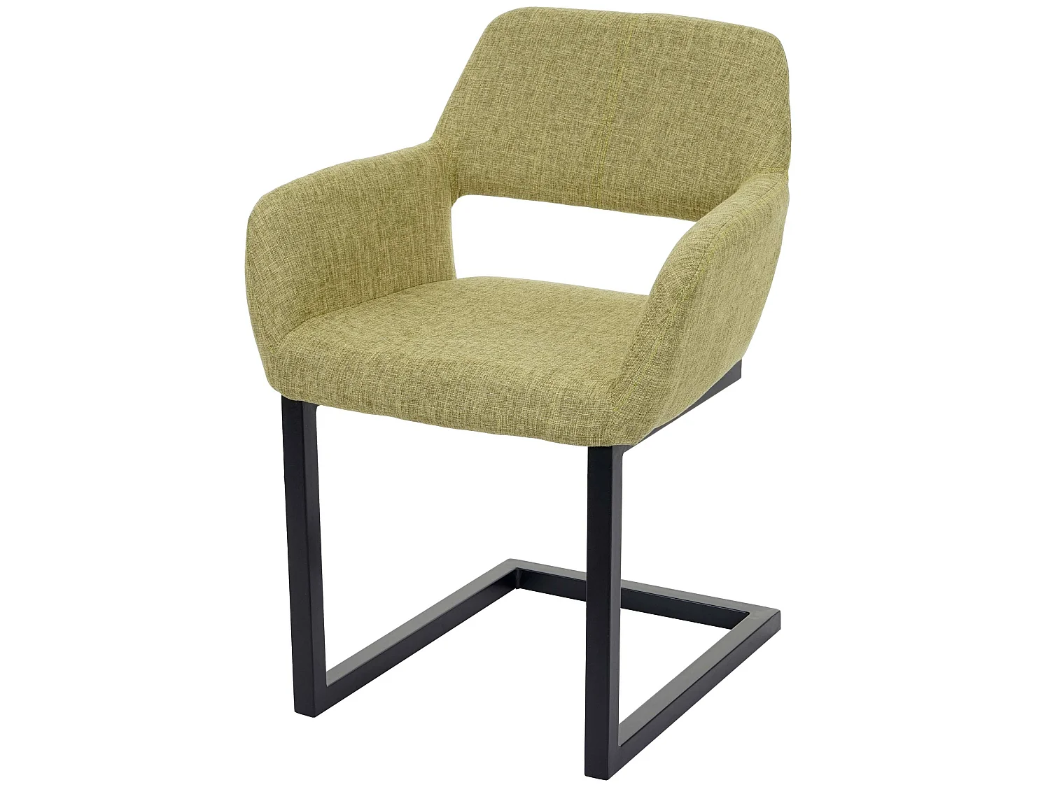 Eetkamerstoel MCW-A50 II,  stof, lichtgroen