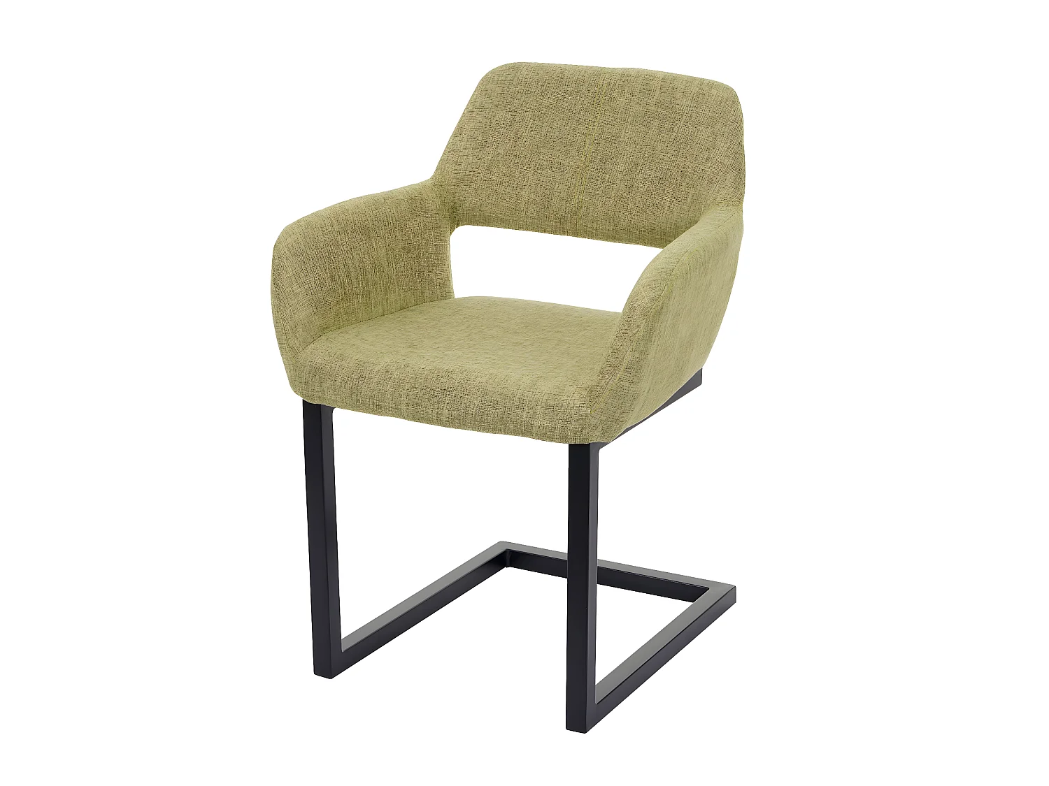 Chaise de salle à manger MCW-A50 II,  tissu, vert clair