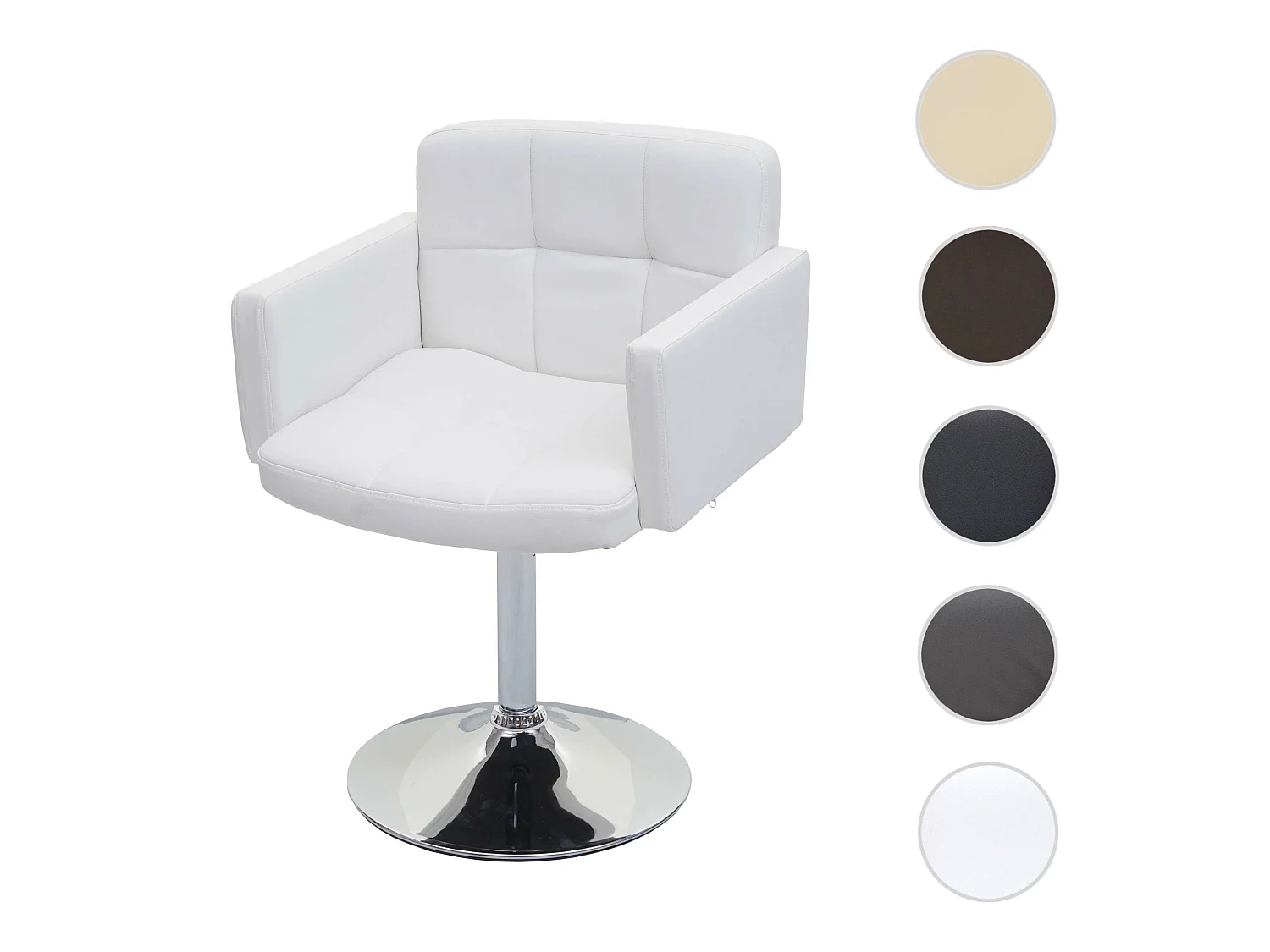 Chaise de salle à manger Houston (lot de 6),  blanc