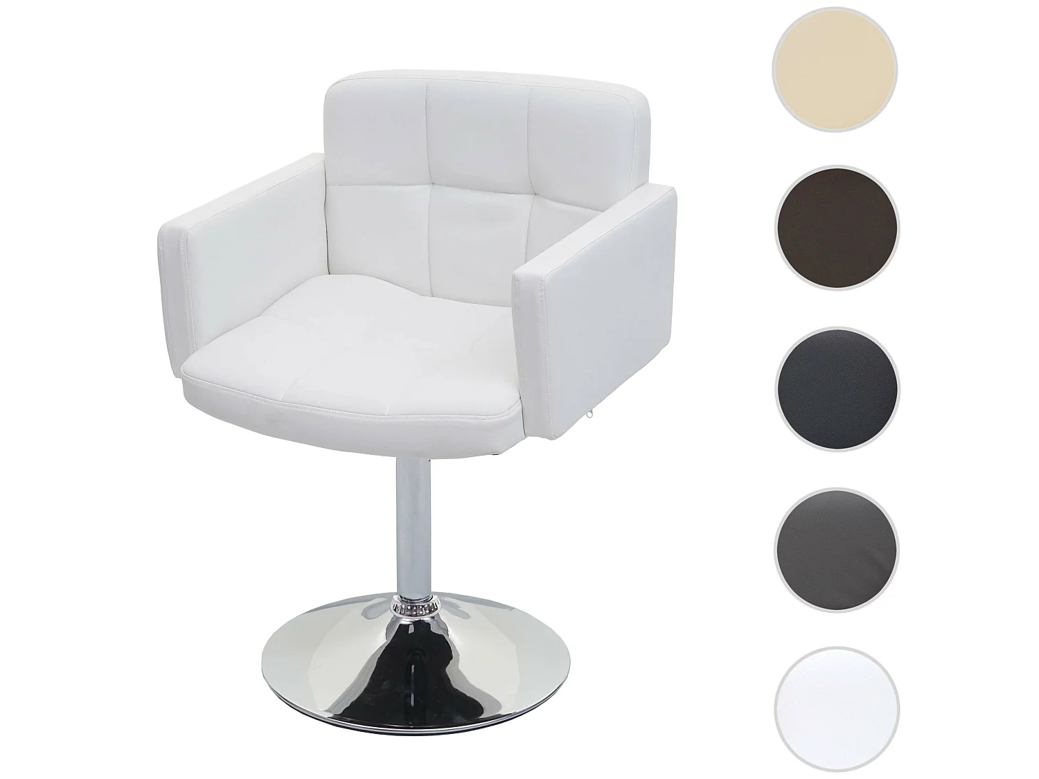 Chaise de salle à manger Houston (lot de 6),  blanc