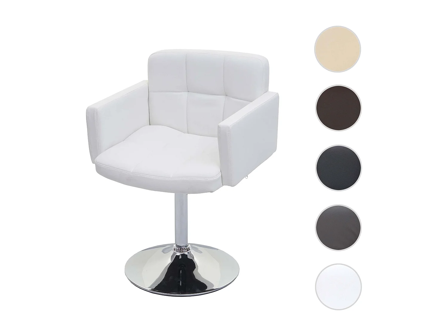 Chaise de salle à manger Houston (lot de 6),  blanc