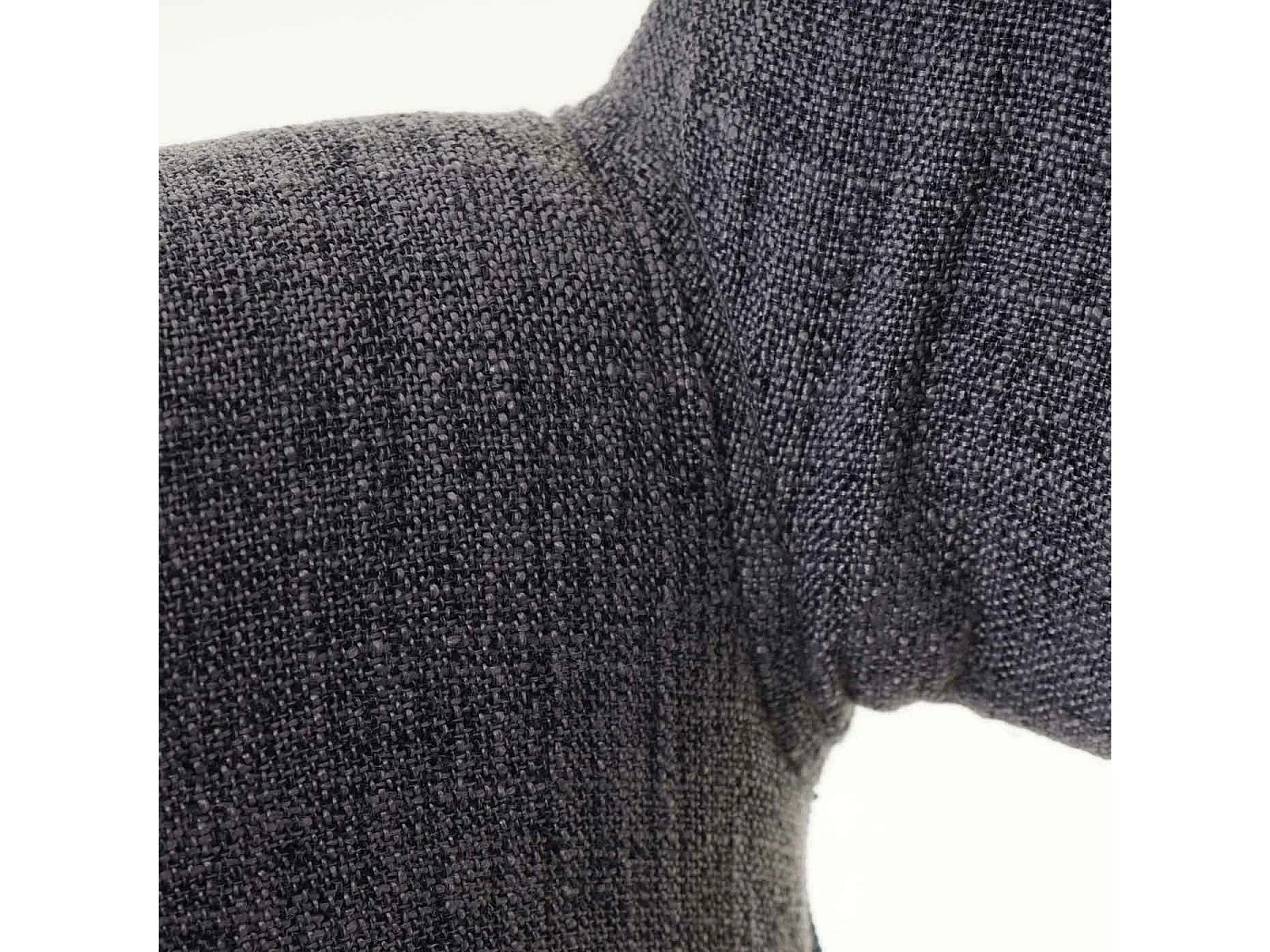 Eetkamerstoel MCW-A50 II,  textiel, grijs, donkere poten