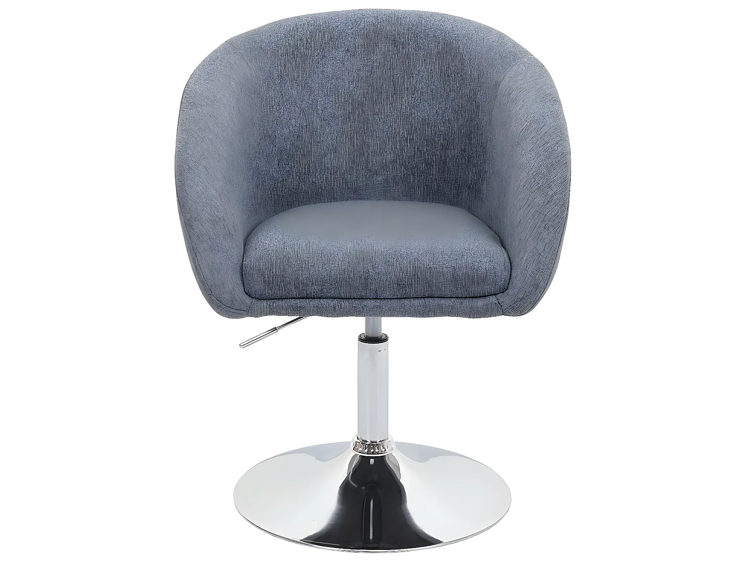 Chaise de salle à manger MCW-F19,  tissu gris-foncé