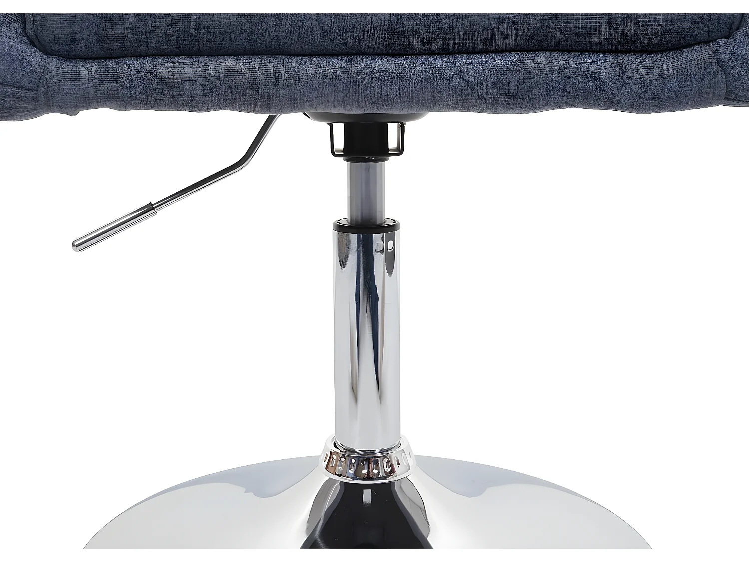 Chaise de salle à manger MCW-F19,  tissu gris-foncé