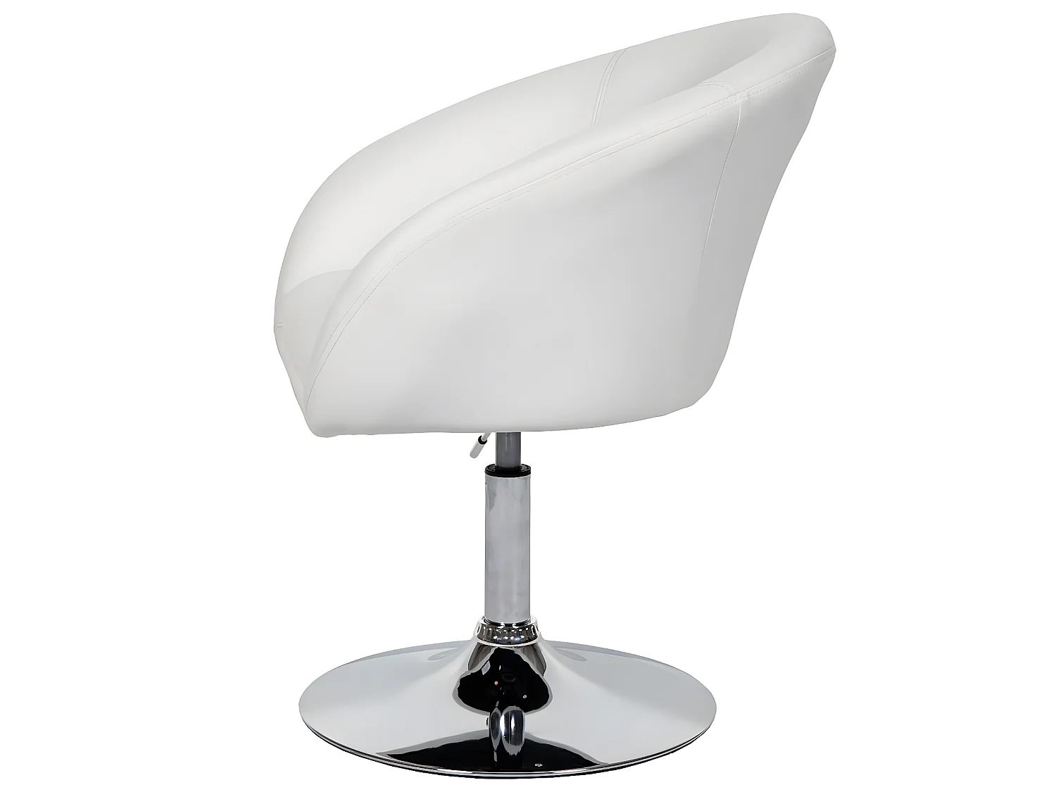 Eetkamerstoel MCW-F19,  kunstleer wit