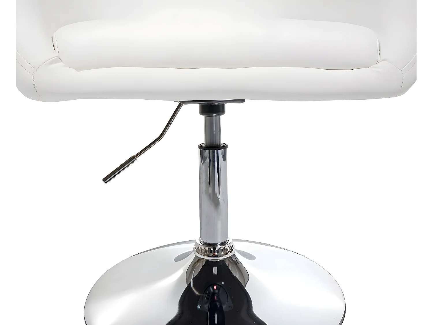 Eetkamerstoel MCW-F19,  kunstleer wit