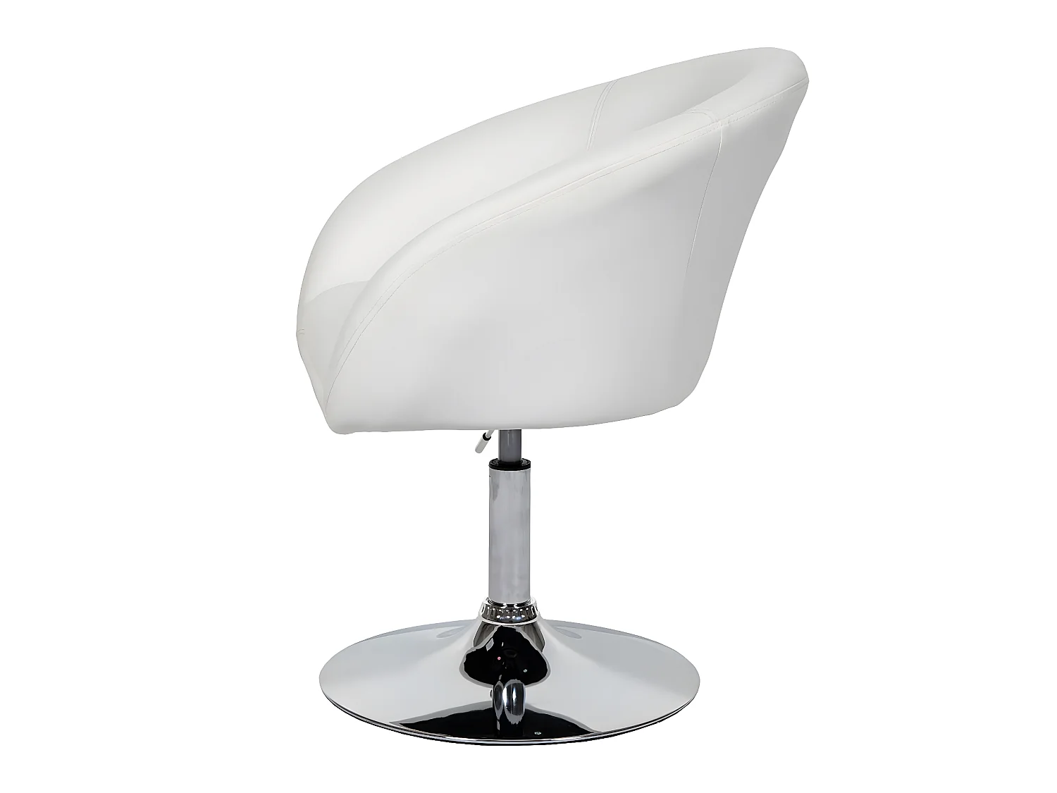 Eetkamerstoel MCW-F19,  kunstleer wit