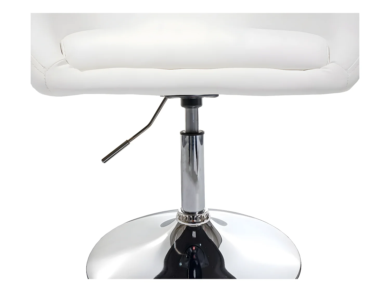 Eetkamerstoel MCW-F19,  kunstleer wit