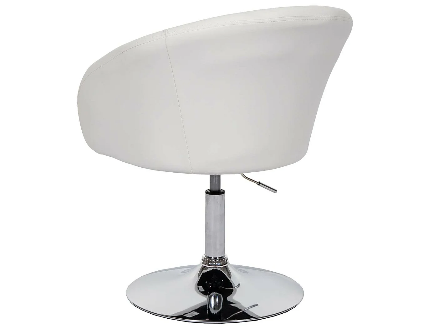 Eetkamerstoel MCW-F19,  kunstleer wit