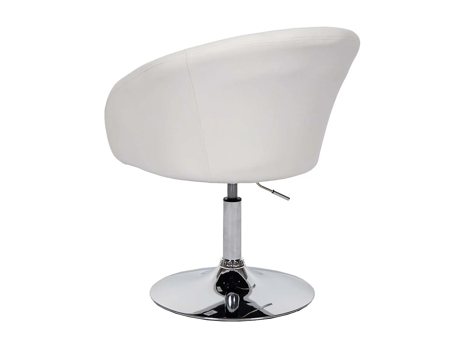 Eetkamerstoel MCW-F19,  kunstleer wit