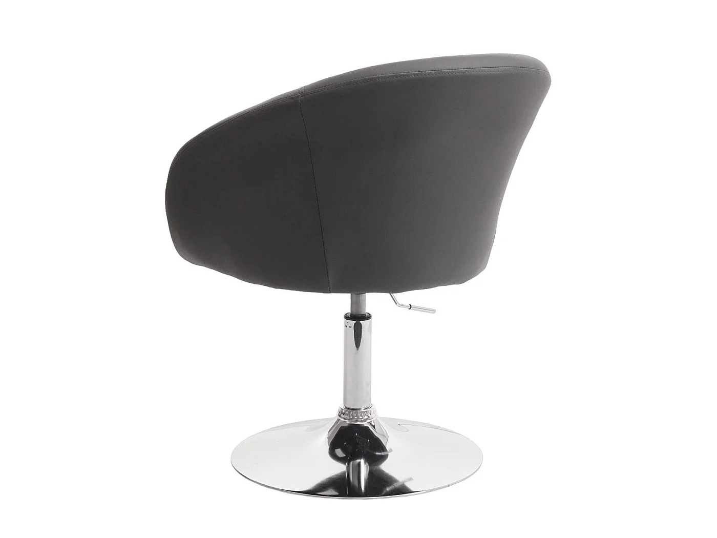 Chaise de salle à manger MCW-F19,  similicuir gris