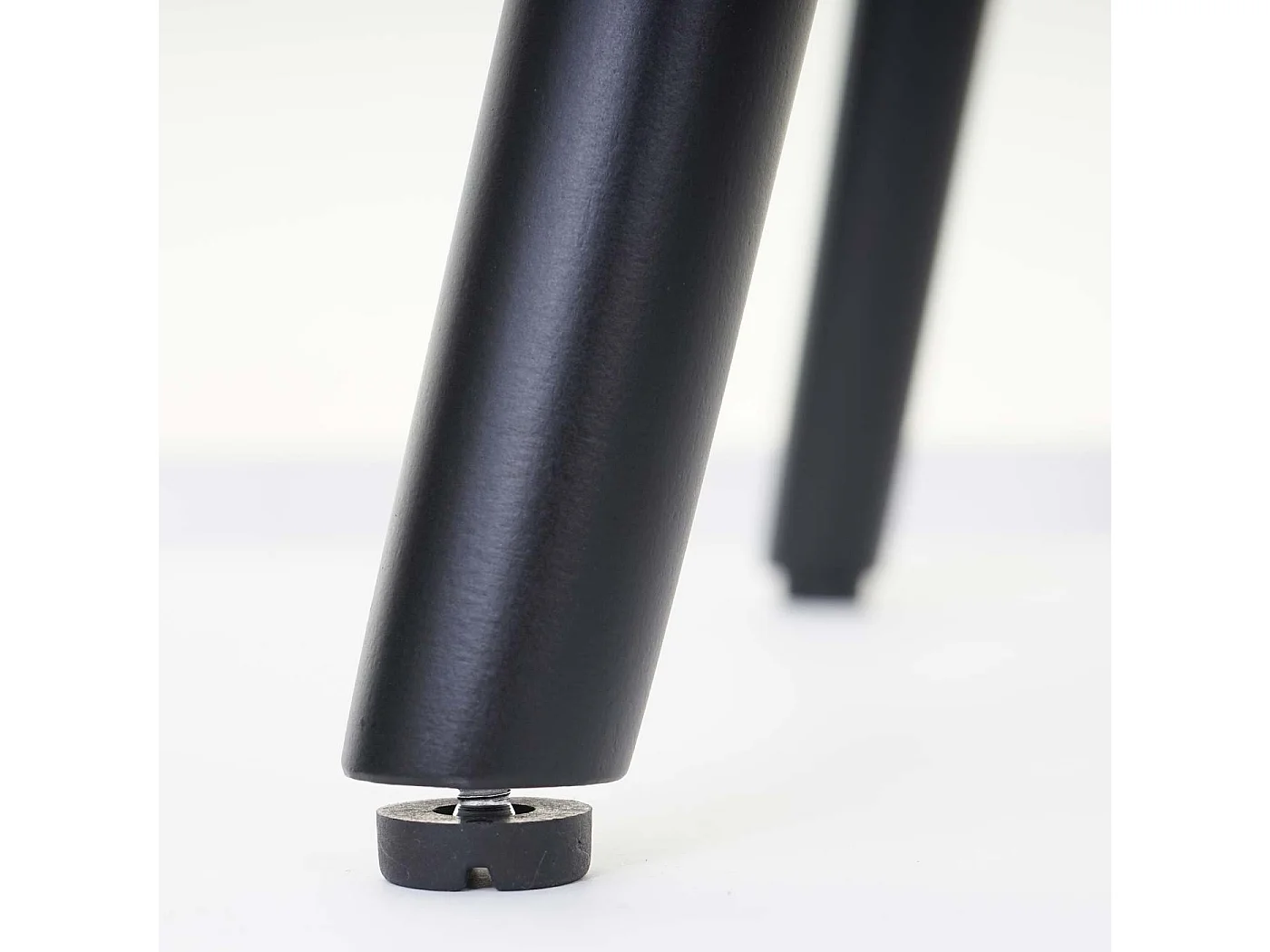 Silla de comedor MCW-A50 II,  imitación cuero, imitación ante, patas oscuras