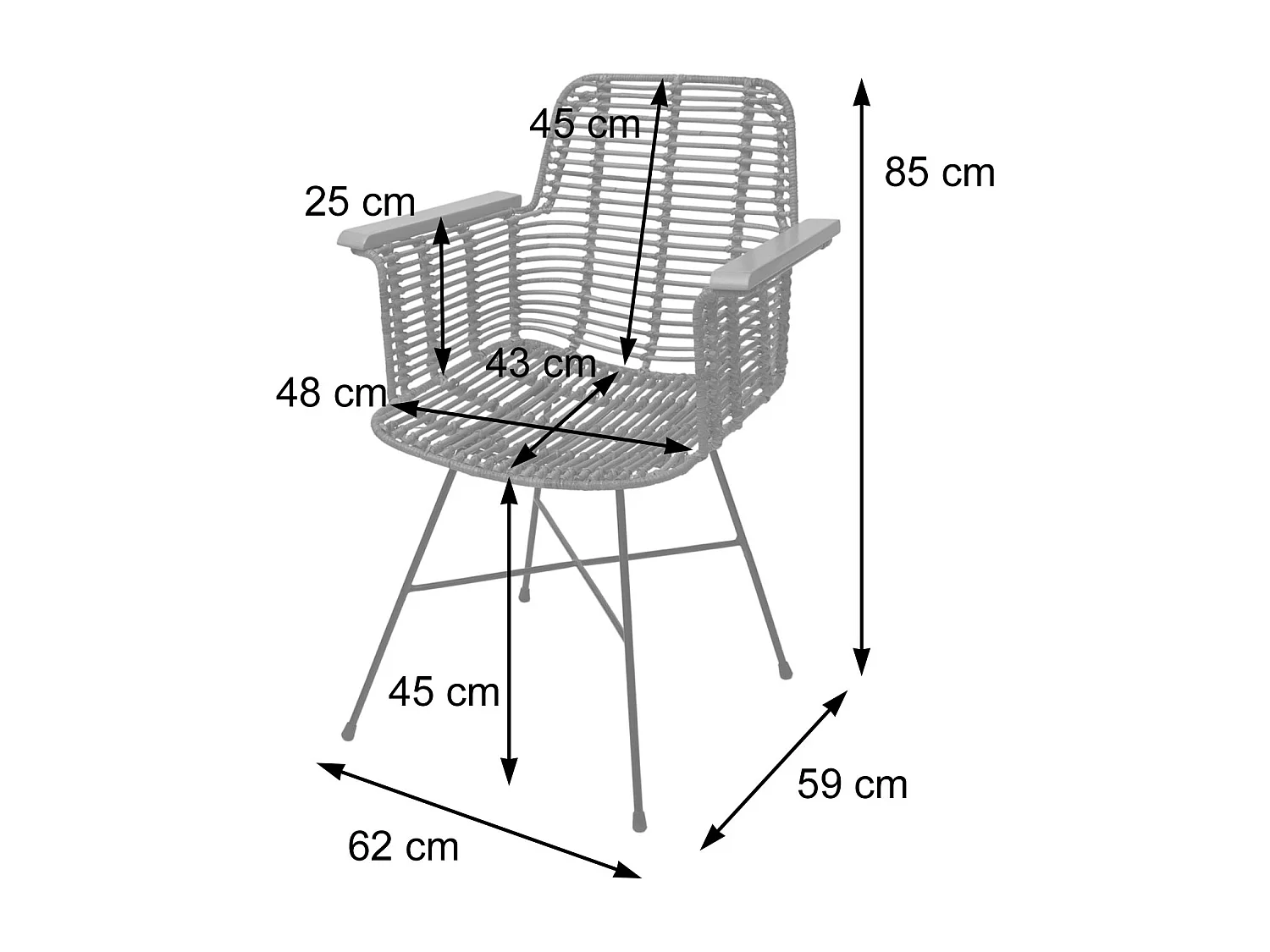 Krzesło do jadalni MCW-M29