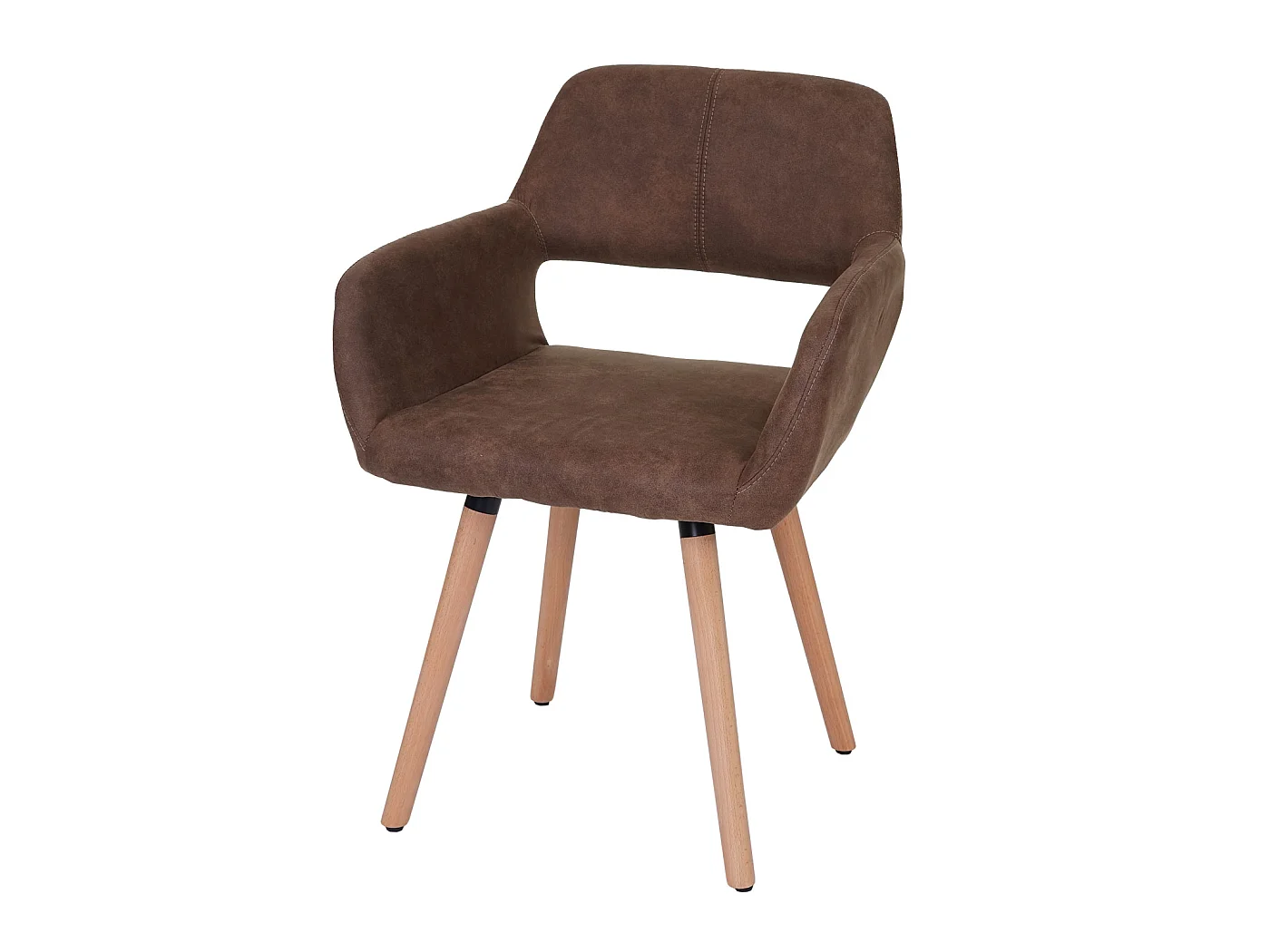 Chaise de salle à manger MCW-A50 II,  tissu, marron