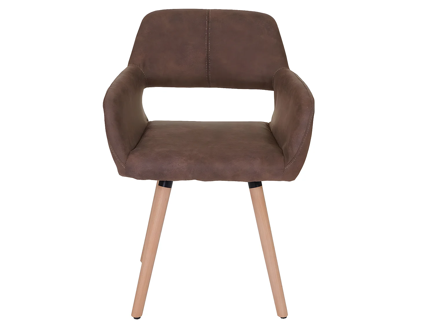 Chaise de salle à manger MCW-A50 II,  tissu, marron