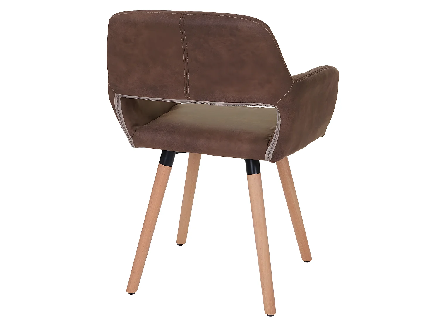 Chaise de salle à manger MCW-A50 II,  tissu, marron