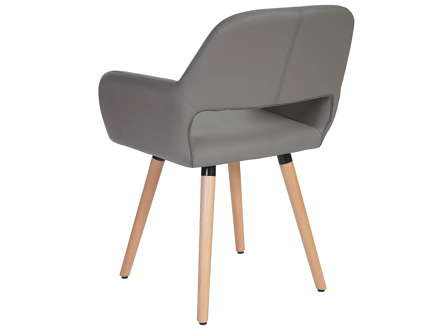 Chaise de salle à manger MCW-A50 II,  similicuir, taupe