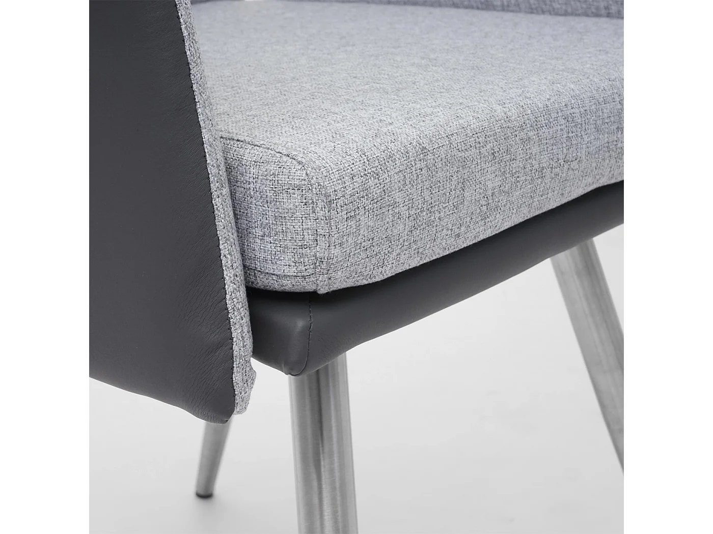 Chaise de salle à manger MCW-G54 (lot de 6),  gris