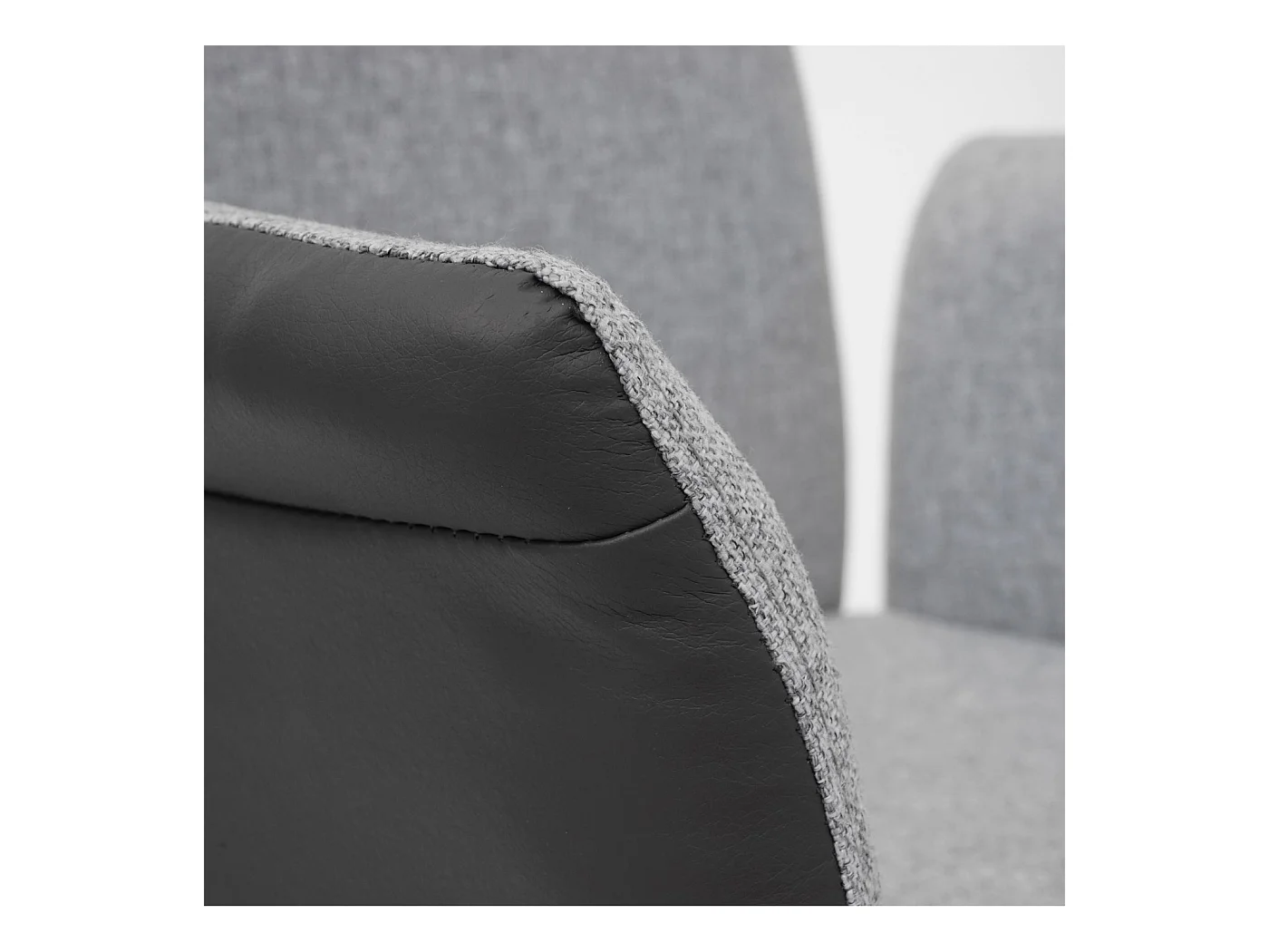 Krzesło do jadalni MCW-G54 (zestaw 6 sztuk),  szary