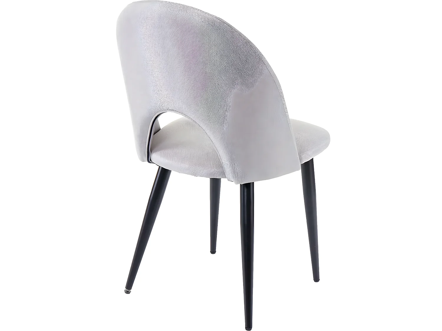 Krzesło do jadalni MCW-D73 (zestaw 4 sztuk),  szary