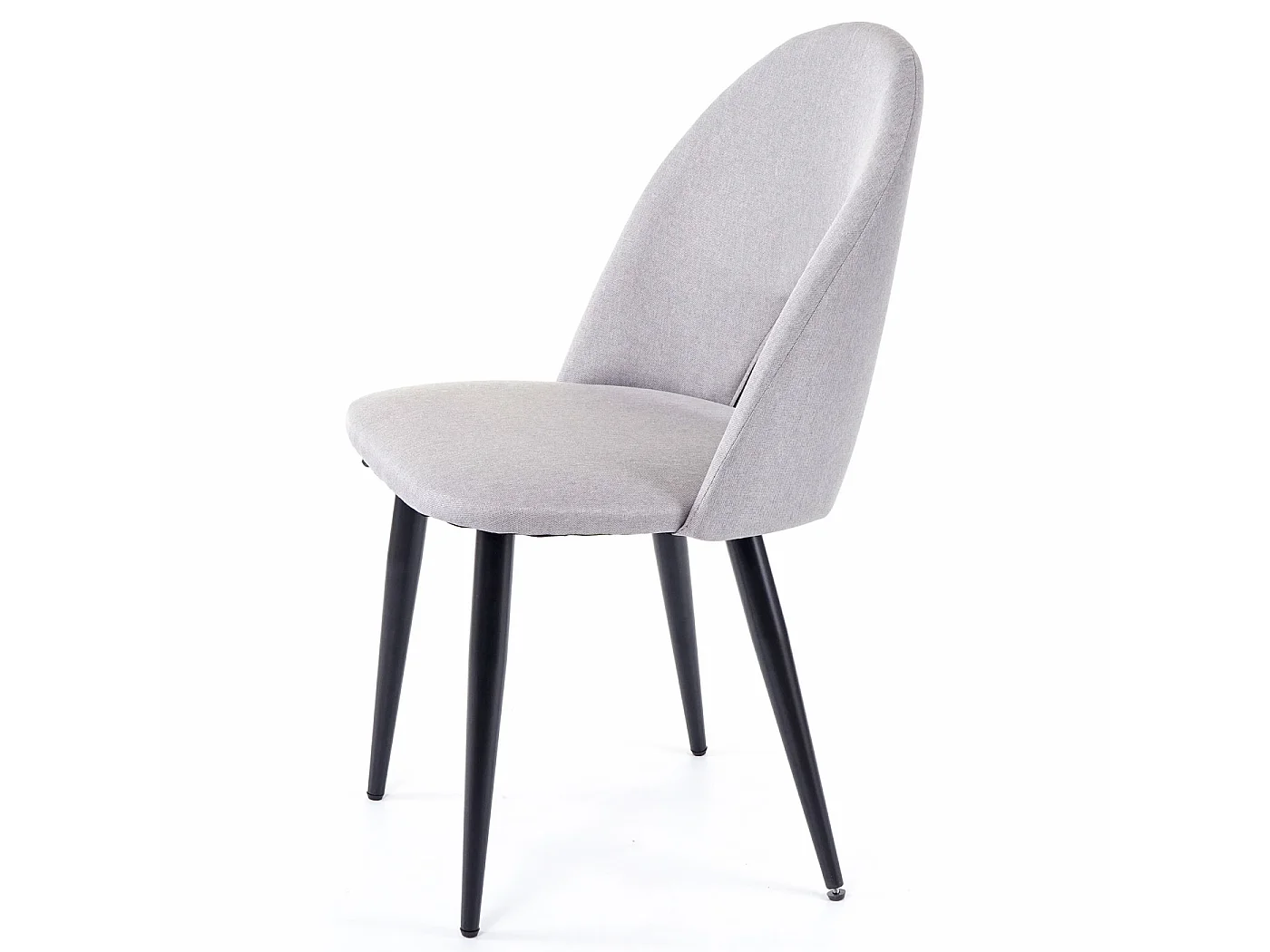 Krzesło do jadalni MCW-D73 (zestaw 4 sztuk),  szary