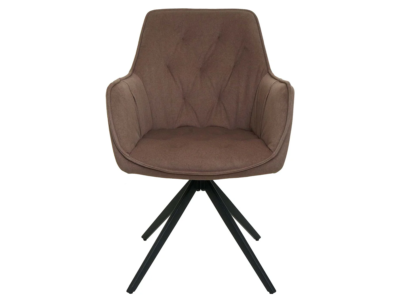 Chaise de salle à manger MCW-L80 (lot de 2),  marron