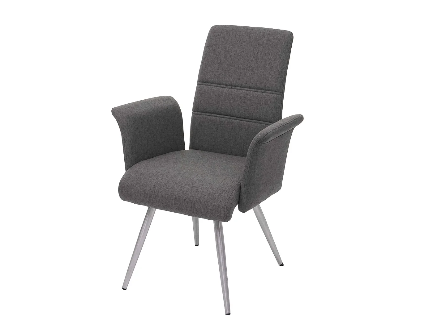 Chaise de salle à manger MCW-G55 (lot de 2),  gris