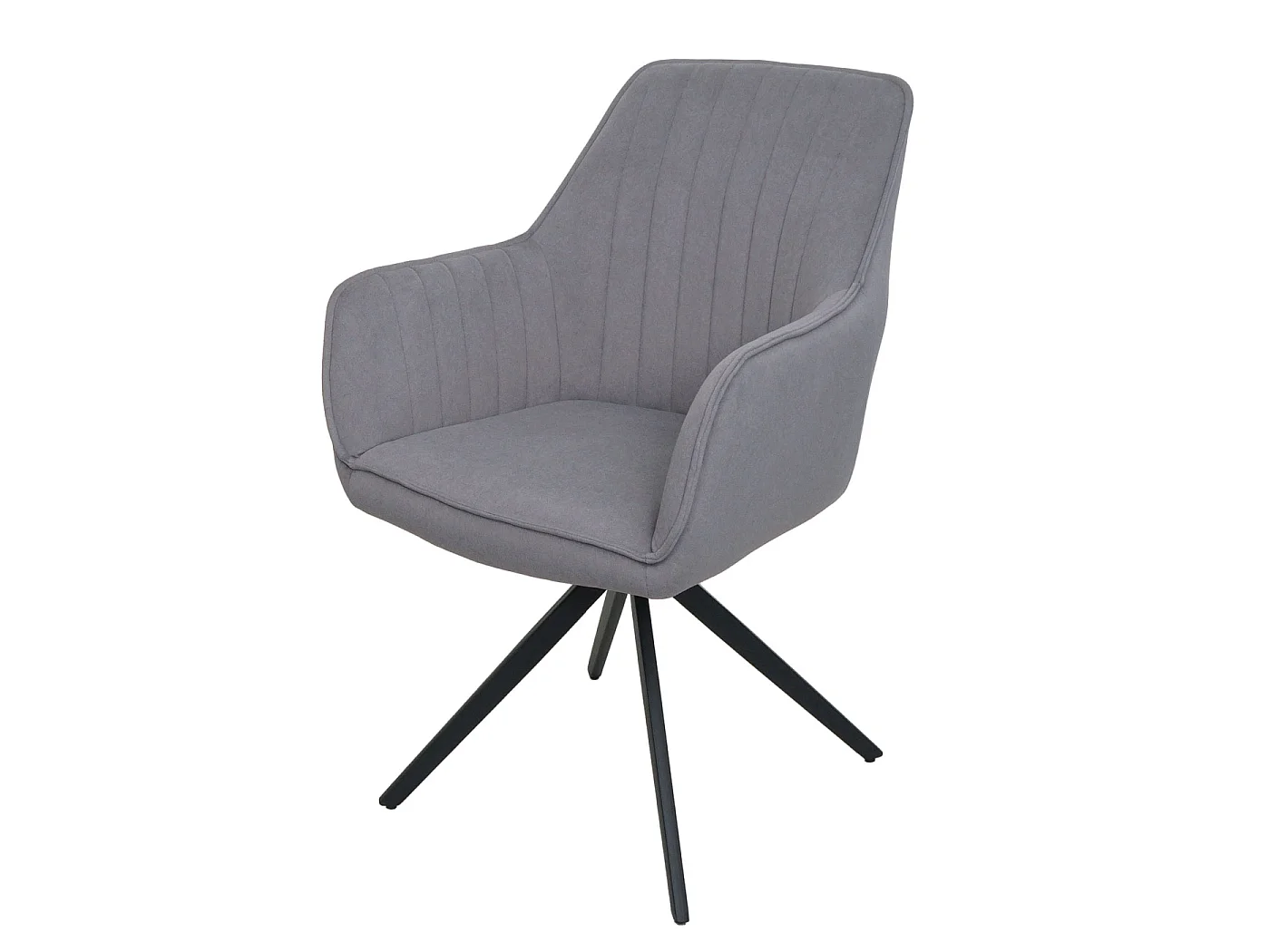 Silla de comedor MCW-L79 (set de 2),  gris claro