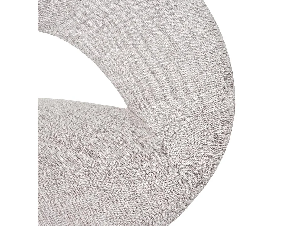 Chaise de salle à manger Almada III (lot de 6),  textile, crème/gris