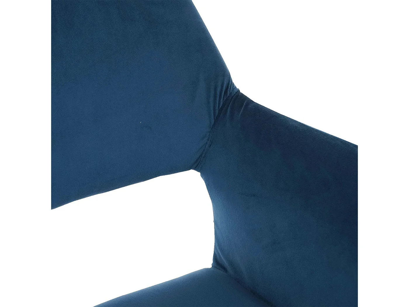 Eetkamerstoel MCW-A50 II,  fluweel, petrolblauw, lichte poten