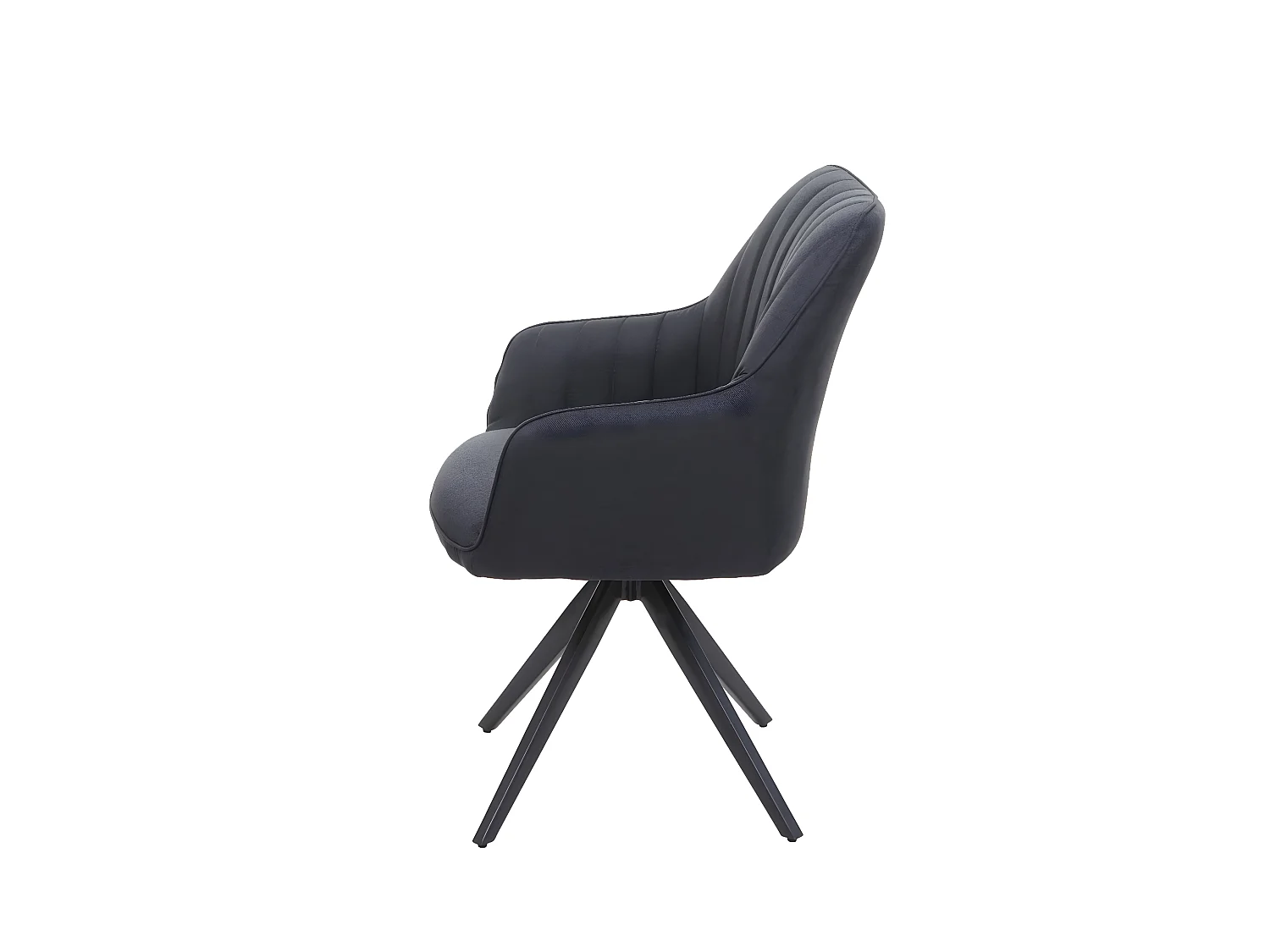 Eetkamerstoel MCW-H73 (set van 6),  donkergrijs