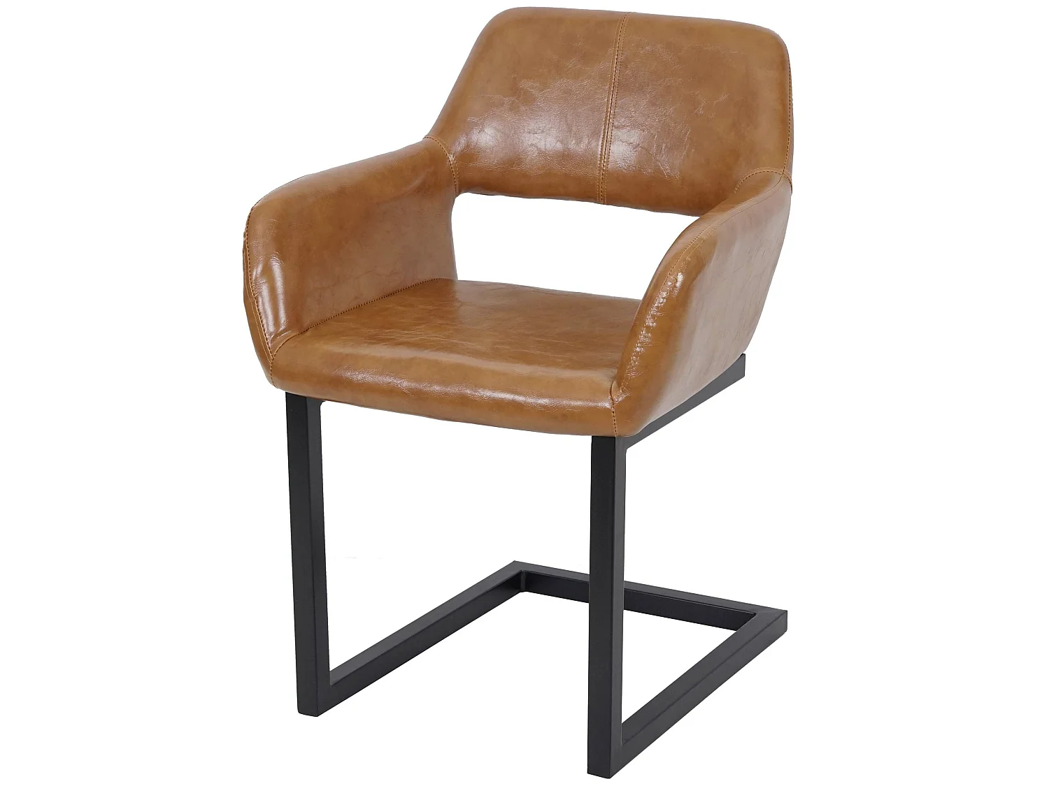 Eetkamerstoel MCW-A50 II,  kunstleer, imitatiesuède