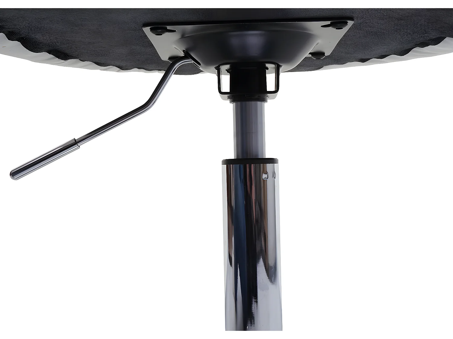 Chaise de salle à manger MCW-F19,  tissu crème-blanc