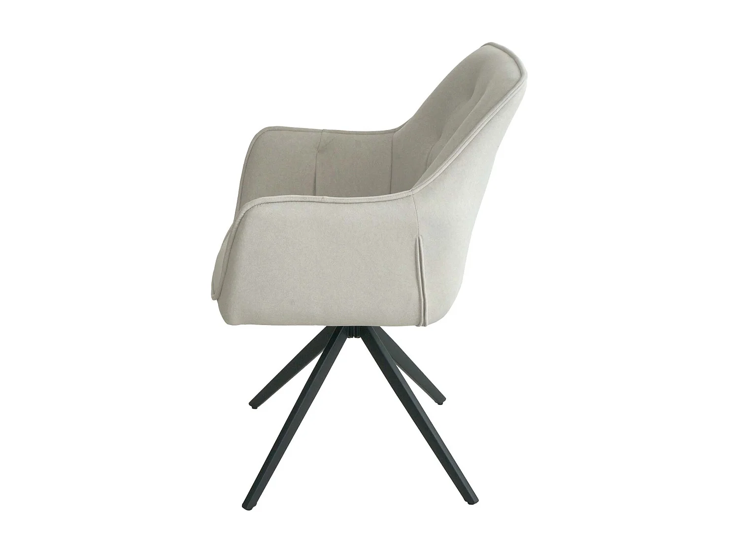 Eetkamerstoel MCW-L80 (set van 2),  crème-beige