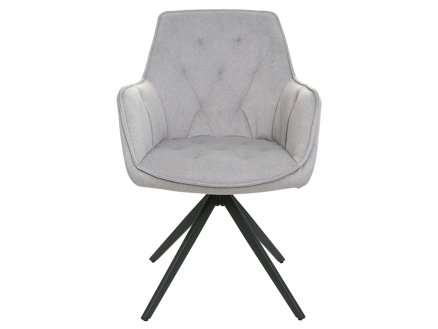 Cadeira de sala de jantar MCW-L80 (conjunto de 6),  cinza claro