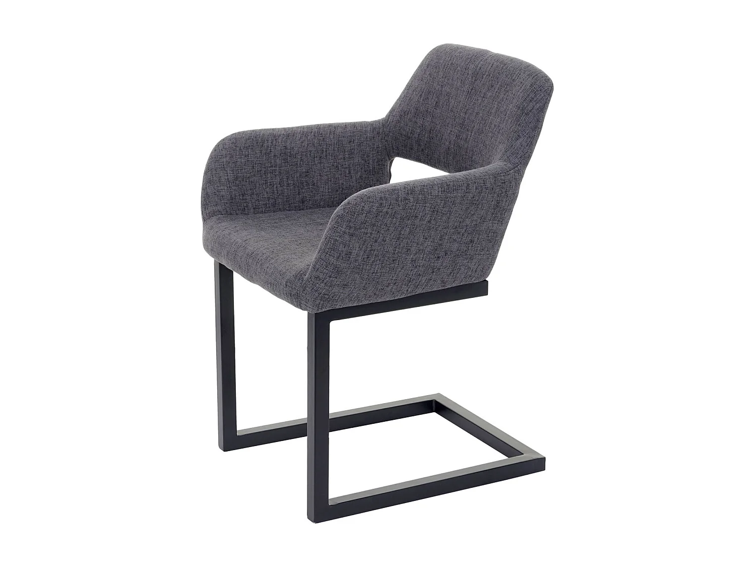 Krzesło do jadalni MCW-A50 II (zestaw 6 sztuk),  tkanina, szary