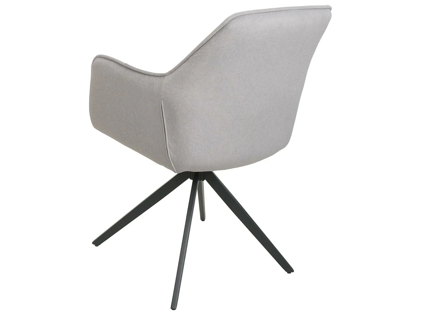 Chaise de salle à manger MCW-L80 (lot de 2),  gris clair