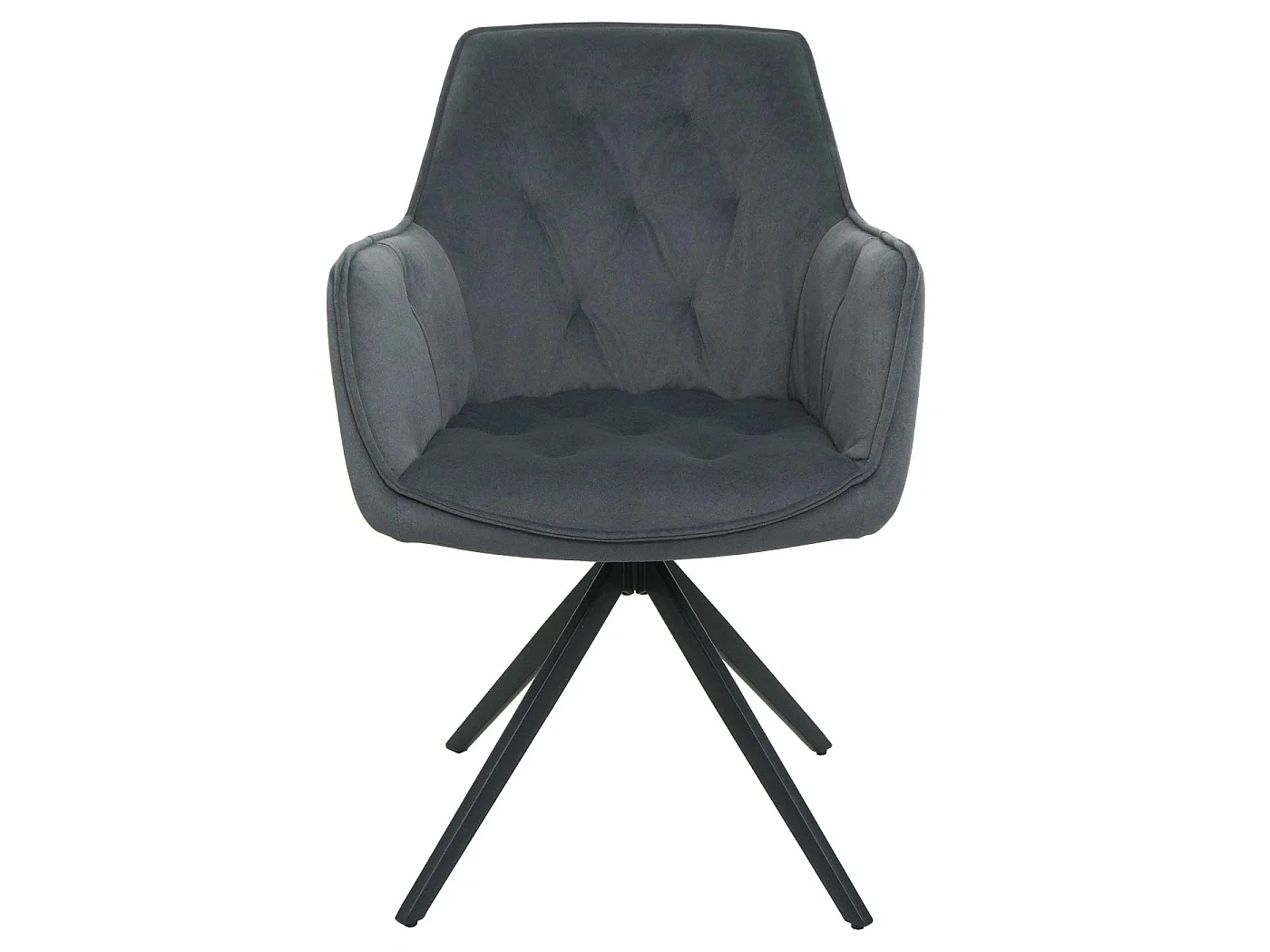 Cadeira de sala de jantar MCW-L80 (conjunto de 6),  antracite