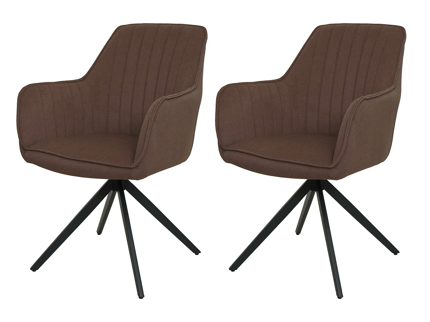 MCW-L79 eetkamerstoel (set van 2),  bruin