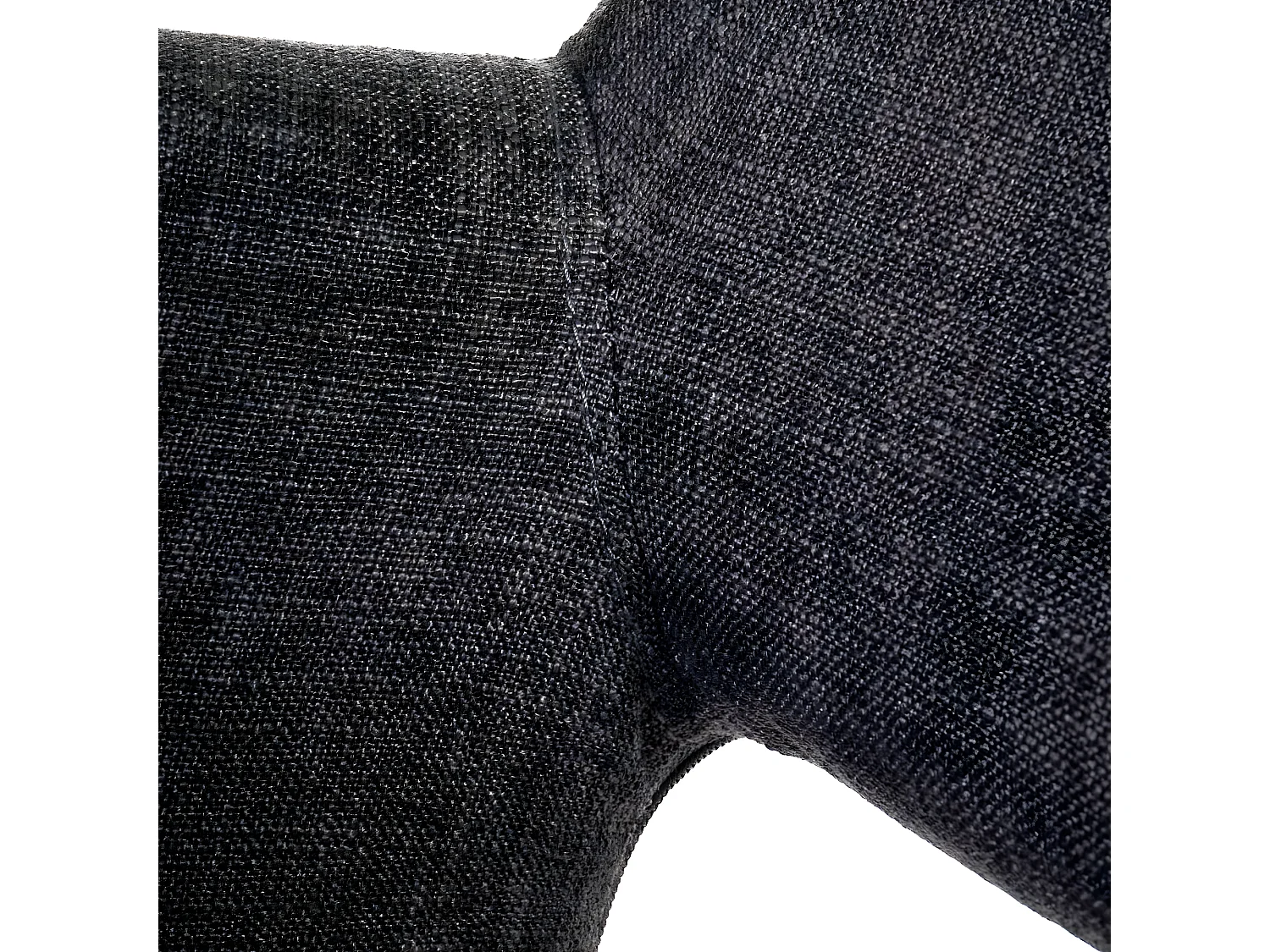 Silla de comedor MCW-A50 II,  textil, gris oscuro, patas claras